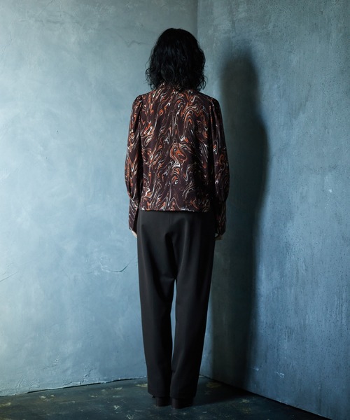 TAUPE（トープ）の「【TAUPE/トープ】 リキッドフロールーズシャツ（シャツ/ブラウス・メンズ・ブラウン/アイボリー・1/2）」の16枚目の写真