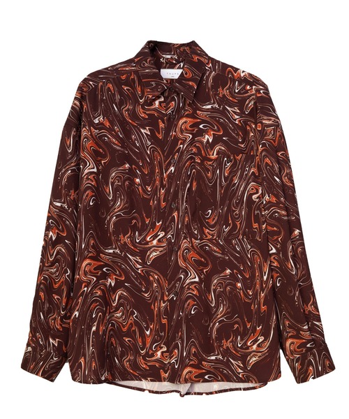 TAUPE（トープ）の「【TAUPE/トープ】 リキッドフロールーズシャツ（シャツ/ブラウス・メンズ・ブラウン/アイボリー・1/2）」の17枚目の写真