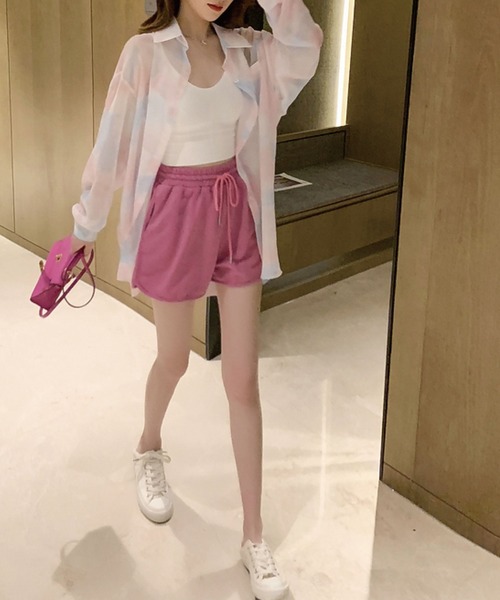 meJane(ミージェーン)の「シアータイダイ柄シャツ【ZOZOTOWN限定】(シャツ/ブラウス・レディース・ブルー/ピンク・FREE)」の4枚目の写真
