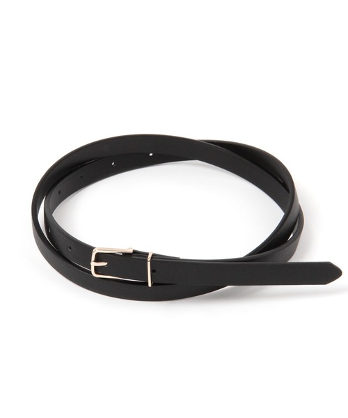 LEPSIM(レプシィム)の「きれいめ細ベルト 959384(ベルト・レディース・ブラック/ブラウン/アイボリー・ONE SIZE)」の3枚目の写真