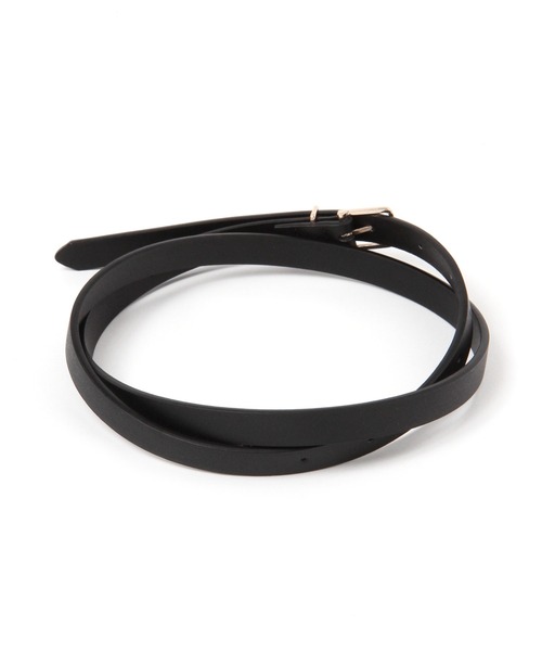 LEPSIM(レプシィム)の「きれいめ細ベルト 959384(ベルト・レディース・ブラック/ブラウン/アイボリー・ONE SIZE)」の6枚目の写真