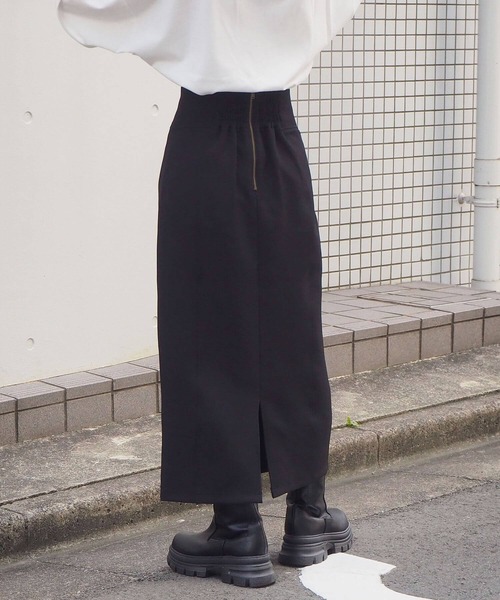 tiptop(ティップトップ)の「【2サイズ展開】フロント切り替えナロースカート【ZOZO限定Sサイズあり】(スカート・レディース・ブラック/ブルー/グリーン/ライトベージュ/A/B/ブラック系その他/ベージュ系その他/C/チャコールグレー・S/M)」の19枚目の写真