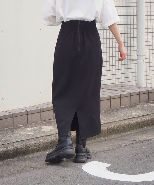 tiptop(ティップトップ)の「【2サイズ展開】フロント切り替えナロースカート【ZOZO限定Sサイズあり】(スカート・レディース・ブラック/ブルー/グリーン/ライトベージュ/A/B/ブラック系その他/ベージュ系その他/C/チャコールグレー・S/M)」の20枚目の写真