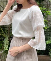 MAJESTIC LEGON | ロマンティックスリーブトップス(Tシャツ/カットソー)