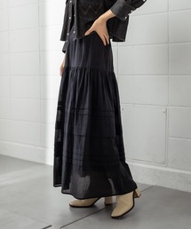 mystic | ランダムタックロングスカート(スカート)