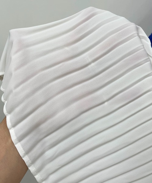 【セール】ケーブルニット切替プリーツプルオーバー（その他トップス）｜PICCIN（ピッチン）