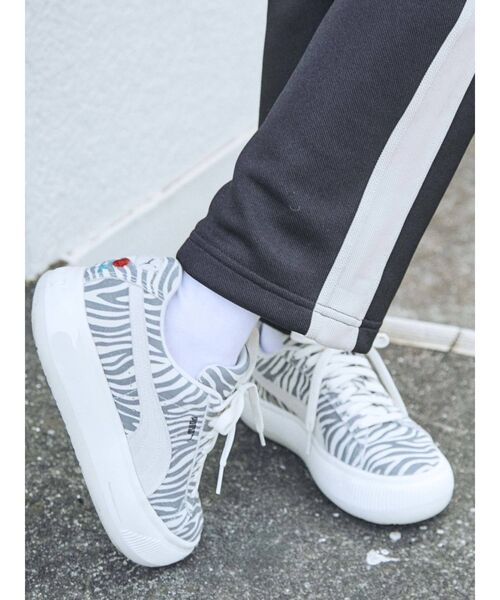 PUMA（プーマ）の「PUMA SUEDE MAYU ZEBRA（スニーカー・レディース・オフホワイト・23/23.5/24/24.5/25）」の7枚目の写真