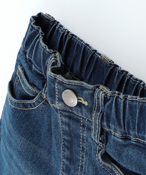 BRANSHES（ブランシェス）の「【プレミアムストレッチ】デニムパンツ ユニセックス スキニー（デニムパンツ・キッズ・ネイビー/ブルー・130cm/140cm/110cm/100cm/90cm/120cm/150cm）」の6枚目の写真