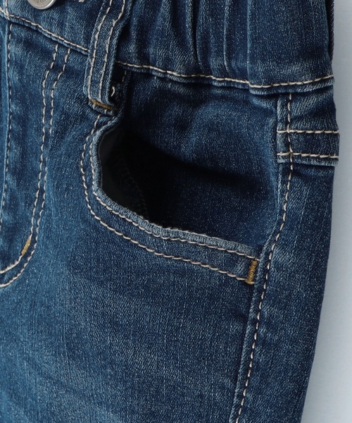 BRANSHES（ブランシェス）の「【プレミアムストレッチ】デニムパンツ ユニセックス スキニー（デニムパンツ・キッズ・ネイビー/ブルー・130cm/140cm/110cm/100cm/90cm/120cm/150cm）」の8枚目の写真