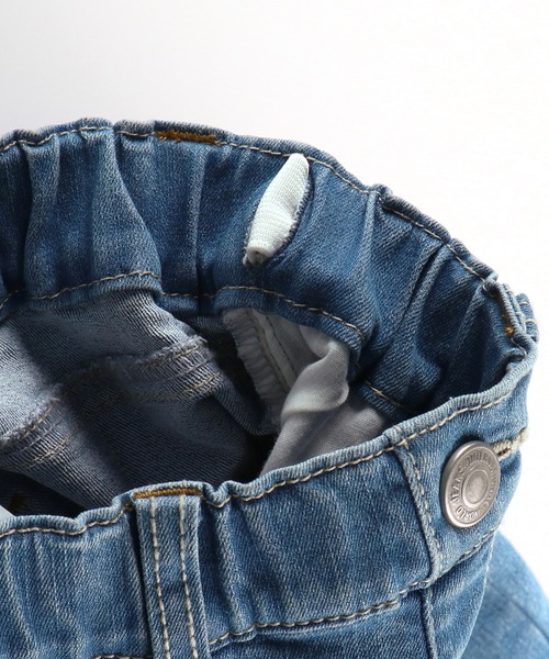 BRANSHES（ブランシェス）の「【プレミアムストレッチ】デニムパンツ ユニセックス スキニー（デニムパンツ・キッズ・ネイビー/ブルー・130cm/140cm/110cm/100cm/90cm/120cm/150cm）」の16枚目の写真