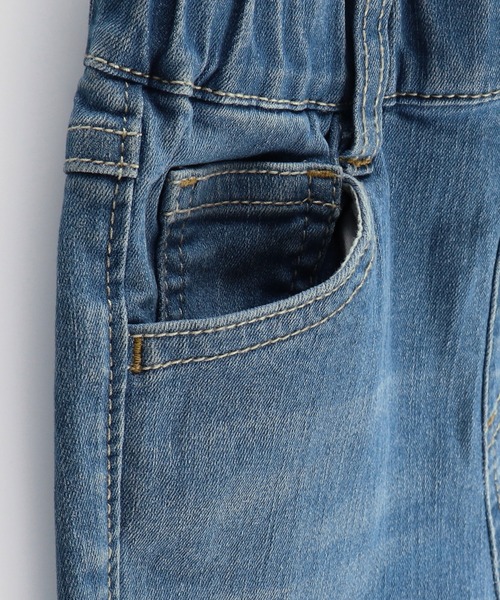 BRANSHES（ブランシェス）の「【プレミアムストレッチ】デニムパンツ ユニセックス スキニー（デニムパンツ・キッズ・ネイビー/ブルー・130cm/140cm/110cm/100cm/90cm/120cm/150cm）」の17枚目の写真