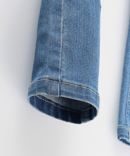 BRANSHES（ブランシェス）の「【プレミアムストレッチ】デニムパンツ ユニセックス スキニー（デニムパンツ・キッズ・ネイビー/ブルー・130cm/140cm/110cm/100cm/90cm/120cm/150cm）」の18枚目の写真