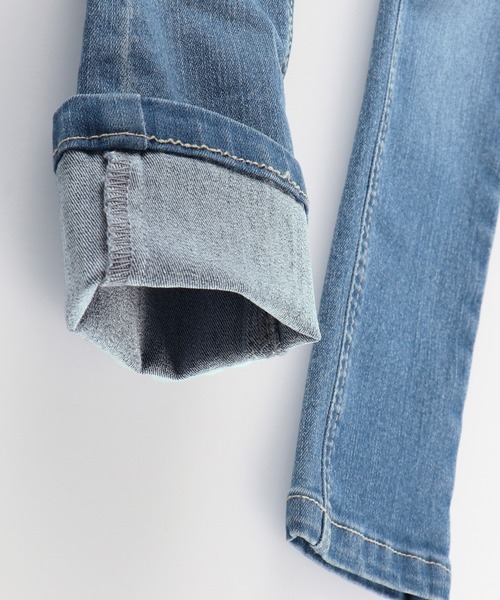 BRANSHES（ブランシェス）の「【プレミアムストレッチ】デニムパンツ ユニセックス スキニー（デニムパンツ・キッズ・ネイビー/ブルー・130cm/140cm/110cm/100cm/90cm/120cm/150cm）」の19枚目の写真