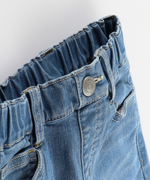 BRANSHES（ブランシェス）の「【プレミアムストレッチ】デニムパンツ ユニセックス スキニー（デニムパンツ・キッズ・ネイビー/ブルー・130cm/140cm/110cm/100cm/90cm/120cm/150cm）」の15枚目の写真