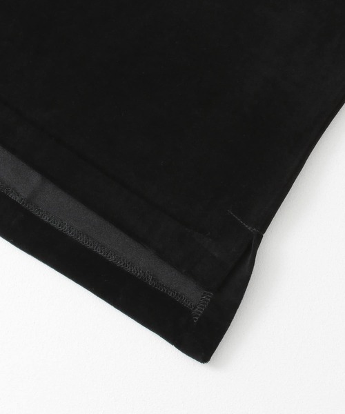 URBAN RESEARCH DOORS(アーバンリサーチドアーズ)の「mizuiro ind velour T-shirts(Tシャツ/カットソー・レディース・ブラック/モカ・FREE)」の9枚目の写真