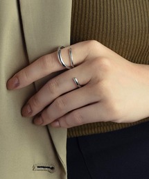 GOLDY | フック ライン ダブル リング(リング)