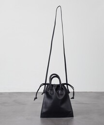 Firsthand | Firsthand/ファーストハンド レザー巾着ポシェット(ショルダーバッグ)