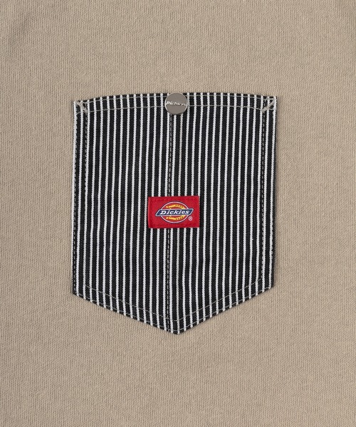 Dickies（ディッキーズ）の「【Dickies/ディッキーズ】デニムポケット ロゴワッペン スウェット（スウェット・メンズ・ホワイト/ブラック/ブルーグリーン/グレイッシュベージュ・M/L/XL）」の12枚目の写真
