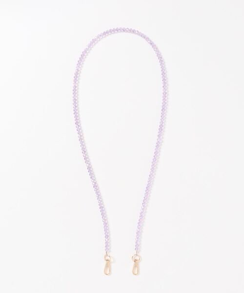 natural couture(ナチュラルクチュール)の「Birth stone 選べるショルダーチェーン(その他小物・レディース・ピンク/イエロー/オレンジ/ブルー/ラベンダー・FREE)」の2枚目の写真