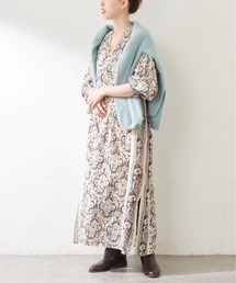 【WEB限定】(ne Quittez pas)コットンボビープリントドレス