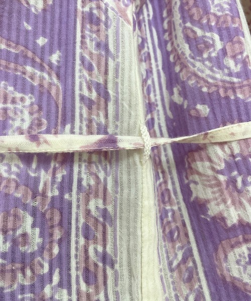 NE QUITTEZ PAS!(ヌキテパ)の「【WEB限定】(ne Quittez pas)コットンボビープリントドレス(ワンピース・レディース・チャコールグレー/パープル・FREE)」の22枚目の写真