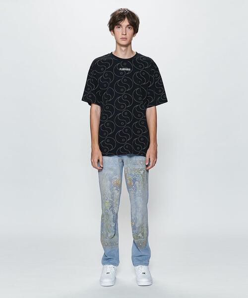 PLEASURES（プレジャー）の「＜PLEASURES＞ WALK ON ME DNM/パンツ（デニムパンツ・メンズ・ライトブルー・32inch/28inch/30inch）」の2枚目の写真