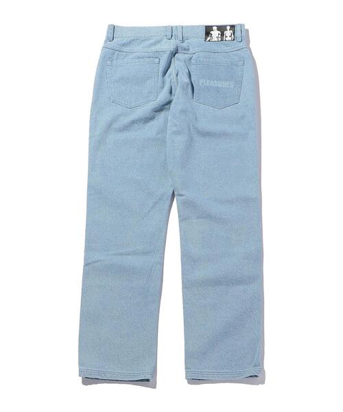 PLEASURES（プレジャー）の「＜PLEASURES＞ WALK ON ME DNM/パンツ（デニムパンツ・メンズ・ライトブルー・32inch/28inch/30inch）」の6枚目の写真
