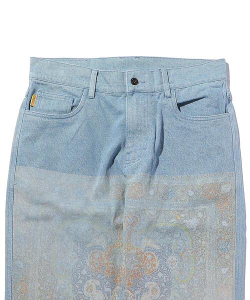 PLEASURES（プレジャー）の「＜PLEASURES＞ WALK ON ME DNM/パンツ（デニムパンツ・メンズ・ライトブルー・32inch/28inch/30inch）」の7枚目の写真