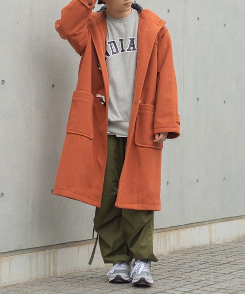美品✨ヴィヴィアンタム　オレンジ　ダッフルコート　S 美品✨ヴィヴィアンタム オレンジ ダッフルコート S - メルカリ