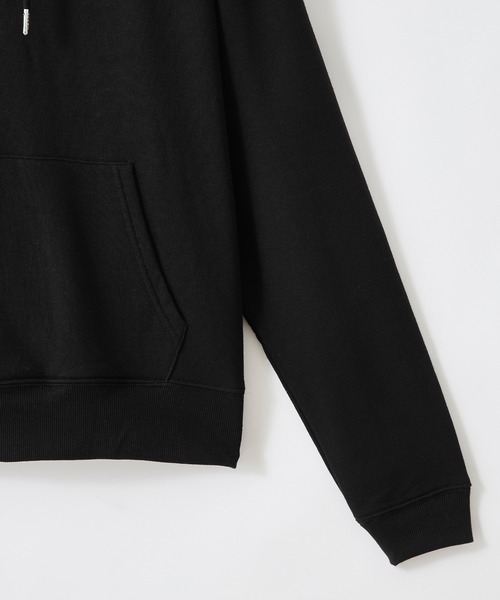 Kappa（カッパ）の「Kappa / カッパ 別注 ロゴ刺繍 ビッグシルエット 裏毛プルオーバーパーカー（パーカー・メンズ・杢グレー/ホワイト/ライトオリーブ/ブラック・FREE）」の13枚目の写真