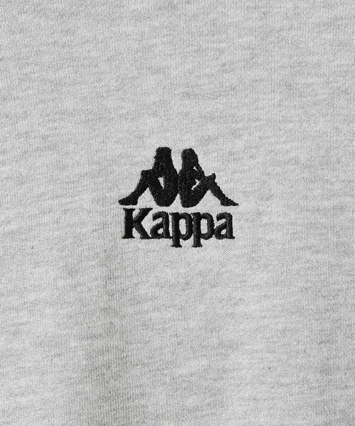 Kappa（カッパ）の「Kappa / カッパ 別注 ロゴ刺繍 ビッグシルエット 裏毛プルオーバーパーカー（パーカー・メンズ・杢グレー/ホワイト/ライトオリーブ/ブラック・FREE）」の19枚目の写真