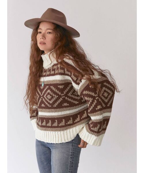 Ungrid（アングリッド）の「フェルトハット（ハット・レディース・アイボリー/モカ・FREE）」の7枚目の写真