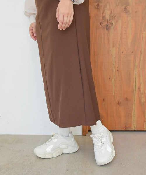 NOFALL（ノーフォール）の「デザインボリュームソールレースアップダッドスニーカー（スニーカー・レディース・ブラック/ベージュ・LL/3L/S/M/L）」の17枚目の写真