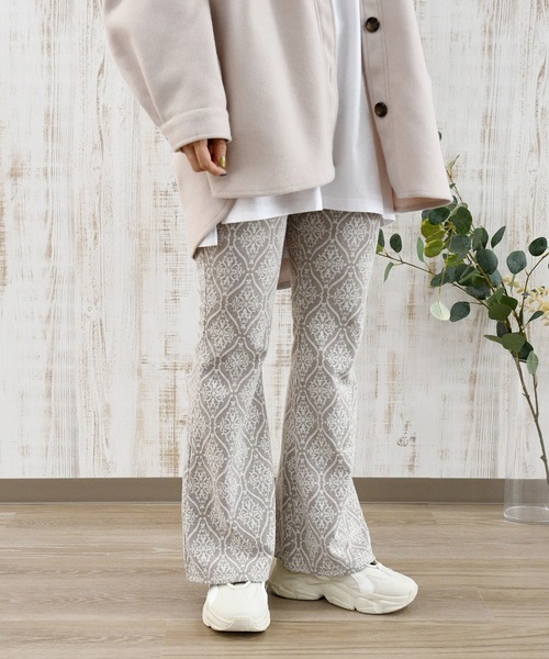 NOFALL（ノーフォール）の「デザインボリュームソールレースアップダッドスニーカー（スニーカー・レディース・ブラック/ベージュ・LL/3L/S/M/L）」の4枚目の写真