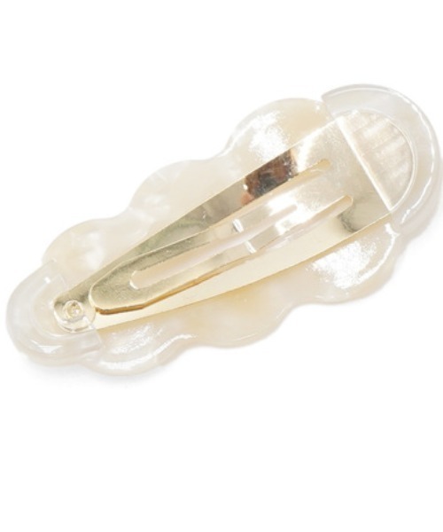 flower（フラワー）の「クラウディヘアピン（ヘアピン・レディース・アイボリー/ブラウン・FREE）」の4枚目の写真