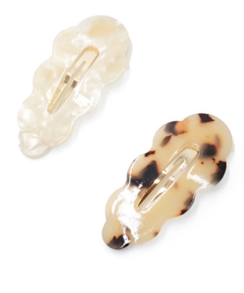 flower（フラワー）の「クラウディヘアピン（ヘアピン・レディース・アイボリー/ブラウン・FREE）」の8枚目の写真