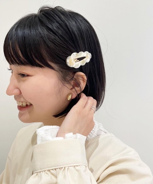flower（フラワー）の「クラウディヘアピン（ヘアピン・レディース・アイボリー/ブラウン・FREE）」の15枚目の写真
