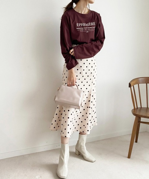 one after another NICE CLAUP（ワンアフターアナザーナイスクラップ）の「チューブハンドルスクエアミニバッグ（ショルダーバッグ・レディース・ダークブラウン/アイボリー/ピンク・FREE）」の8枚目の写真