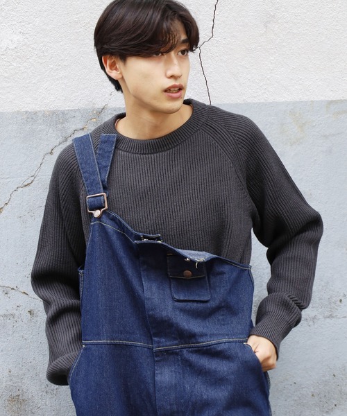 Vincent et Mireille（バンソンエミレイユ）の「Vincent et Mireille/バンソンエミレイユ 8GG AZE CREW NECK SWEATER ニット セーター ウール 畦編（ニット/セーター・メンズ・ホワイト/ブラック/カーキブラウン/スミクロ・40/42）」の17枚目の写真