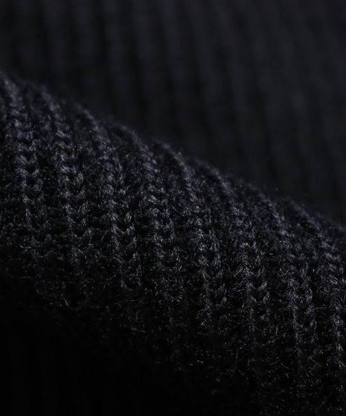 Vincent et Mireille（バンソンエミレイユ）の「Vincent et Mireille/バンソンエミレイユ 8GG AZE CREW NECK SWEATER ニット セーター ウール 畦編（ニット/セーター・メンズ・ホワイト/ブラック/カーキブラウン/スミクロ・40/42）」の14枚目の写真