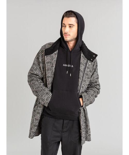 agnes b.（アニエスベー）の「K339 SWEAT スウェットフーディー（パーカー・メンズ・ブラック・1/2/3/0）」の6枚目の写真