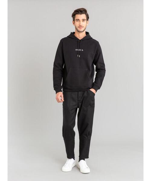 agnes b.（アニエスベー）の「K339 SWEAT スウェットフーディー（パーカー・メンズ・ブラック・1/2/3/0）」の7枚目の写真
