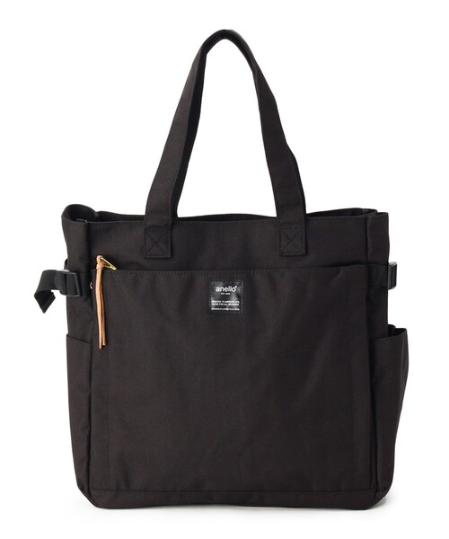 one'sterrace(ワンズテラス)の「anello POST 10Pポケットトートバッグ(トートバッグ・レディース・ブラック/グレー系・99)」の4枚目の写真