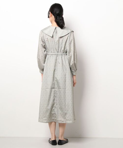 Ehka ワンピース格子花柄ワンピース ワンピース Ehka Sopo エヘカソポ のファッション