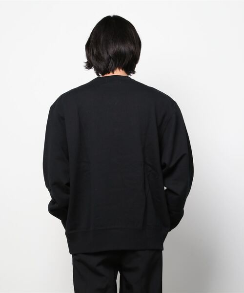 A BATHING APE（アベイシングエイプ）の「COLLEGE APPLIQUE RELAXED CREWNECK M（スウェット・メンズ・ブラック/ネイビー/グレー/バーガンディー・SMALL/MEDIUM/LARGE/X-LARGE/XX-LARGE）」の8枚目の写真