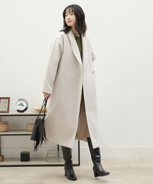 LAKOLE（ラコレ）の「フェイクレザーロングブーツ / 238692（ブーツ