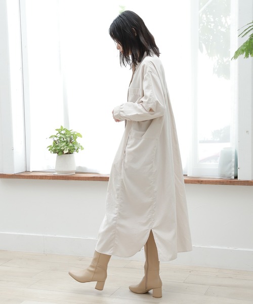 LAKOLE(ラコレ)の「フェイクレザーロングブーツ / 238692(ブーツ・レディース・ブラック/サンドベージュ・LARGE/MEDIUM)」の19枚目の写真