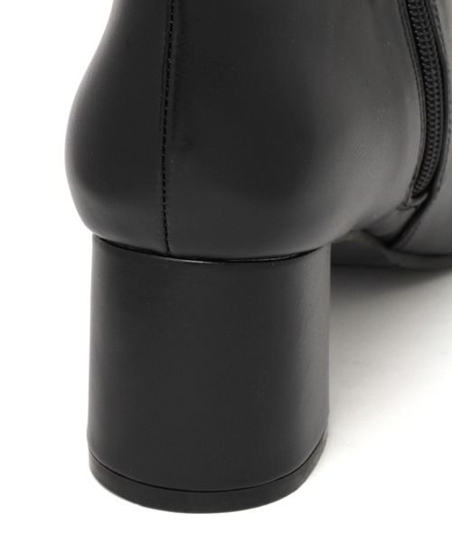 LAKOLE(ラコレ)の「フェイクレザーロングブーツ / 238692(ブーツ・レディース・ブラック/サンドベージュ・LARGE/MEDIUM)」の14枚目の写真