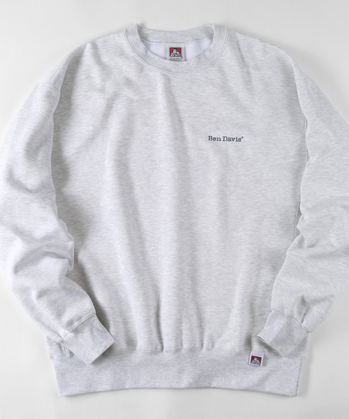 BEN DAVIS(ベンデイビス)の「【BEN DAVIS/ベンデイビス】ヘビーウエイト ワンポイント ブランドロゴスウェット/トレーナー(スウェット・メンズ・ホワイト/ブラック/オリーブ/グリーン/オートミール/ダークオレンジ・M/L/XL)」の4枚目の写真