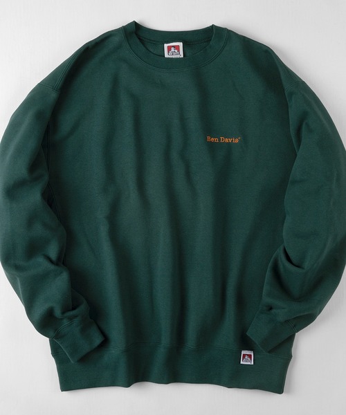BEN DAVIS(ベンデイビス)の「【BEN DAVIS/ベンデイビス】ヘビーウエイト ワンポイント ブランドロゴスウェット/トレーナー(スウェット・メンズ・ホワイト/ブラック/オリーブ/グリーン/オートミール/ダークオレンジ・M/L/XL)」の5枚目の写真